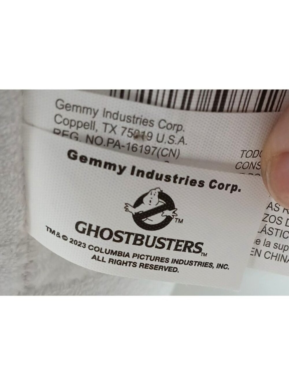 Ghostbusters Stay Puff Marshmallow Man Plush Holding Pumpkin 21" Gemmy #MS-top - Picture 6 of 11